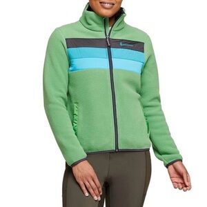 Cotopaxi Women's Green and Blue Fleece Jacket